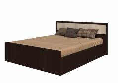 Кровать «Гармония КР 602» 1,4 м Венге/Дуб белфорд