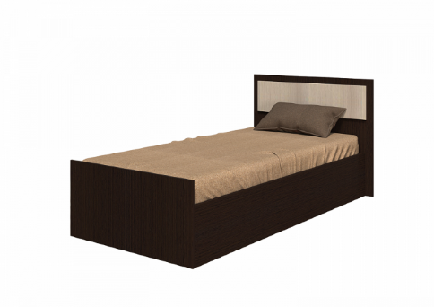 Кровать «Гармония КР 603» 0,9 м Венге/Дуб белфорд - Кровать «Гармония КР 603» 0,9 м Венге/Дуб белфорд