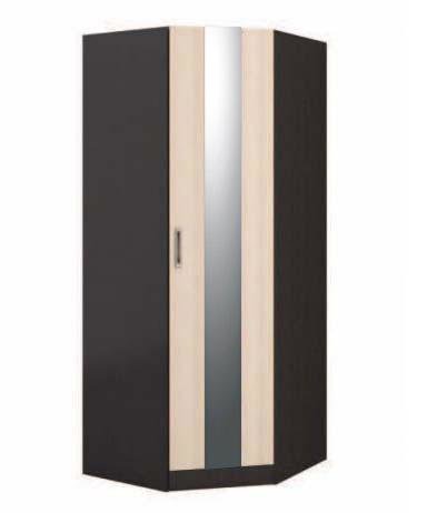 Спальня «Эрика» - Шкаф угловой с зеркалом (Венге / Дуб молочный) - Спальня «Эрика» - Шкаф угловой с зеркалом (Венге / Дуб молочный)